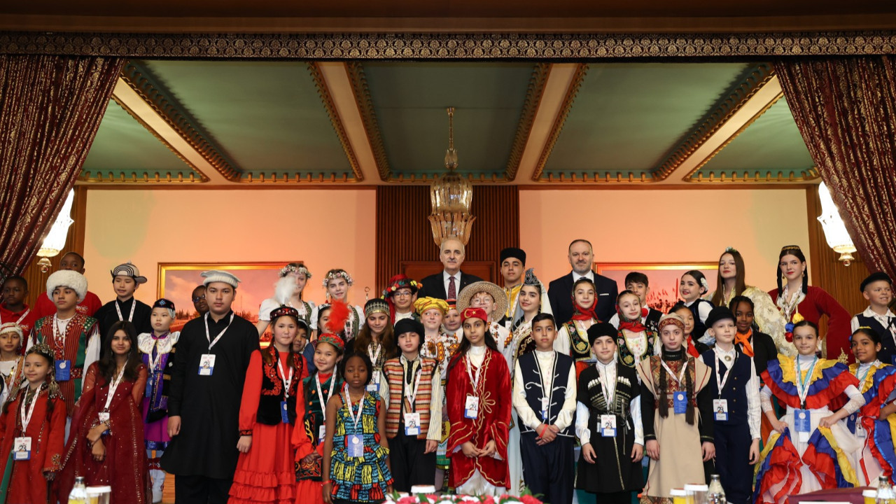 Dünya çocukları Meclis'te