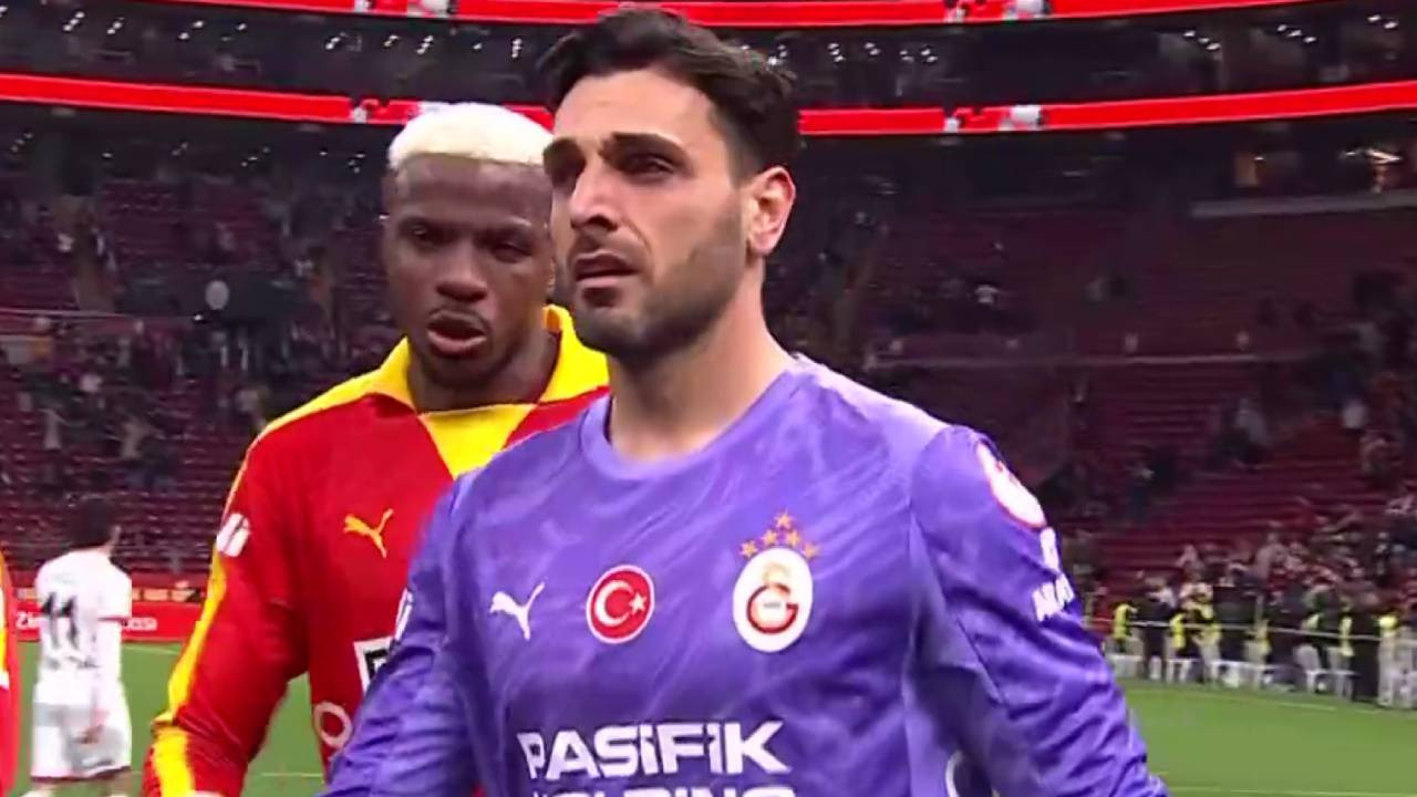 Günay Güvenç, Galatasaraylı taraftarların tepkisi sonrası gözyaşlarına boğuldu