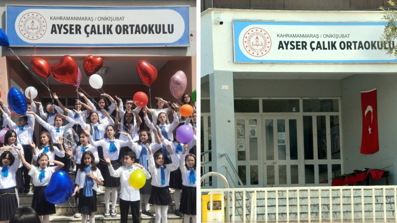 23 Nisan’da en ağır kare: Ayser Çalık Ortaokulu’nda sevinç değil sessizlik hakim
