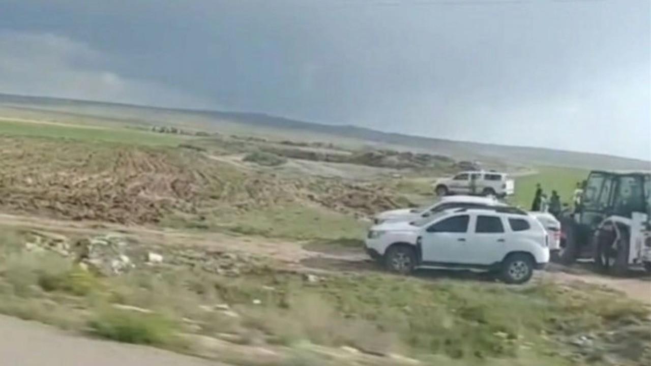 Boş araziye ceset gömmüşler