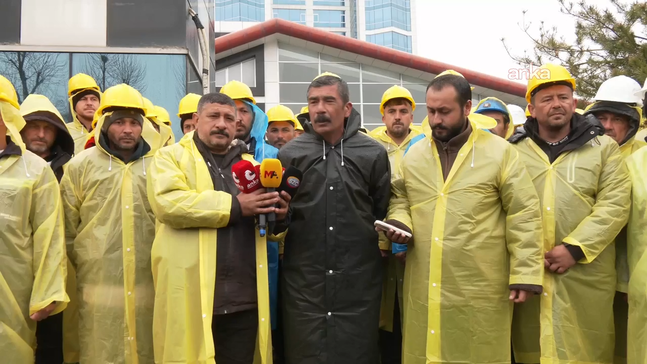 Madenciler holding önünde: İnsanı köle yapıp 'kanun' diyorsunuz