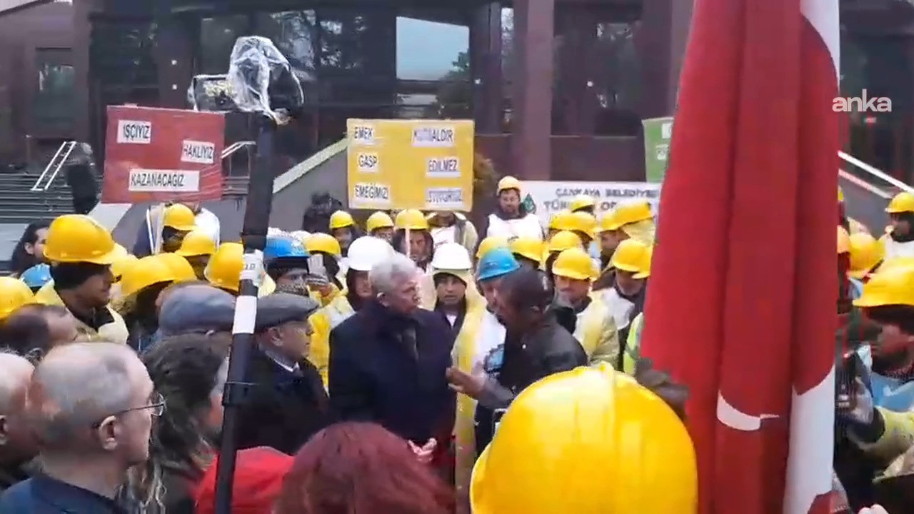 Mansur Yavaş'tan açlık grevindeki madencilere ziyaret