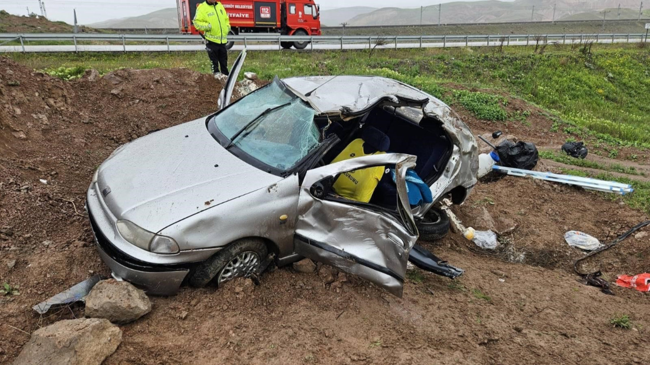 Otomobil takla attı: 1 ölü