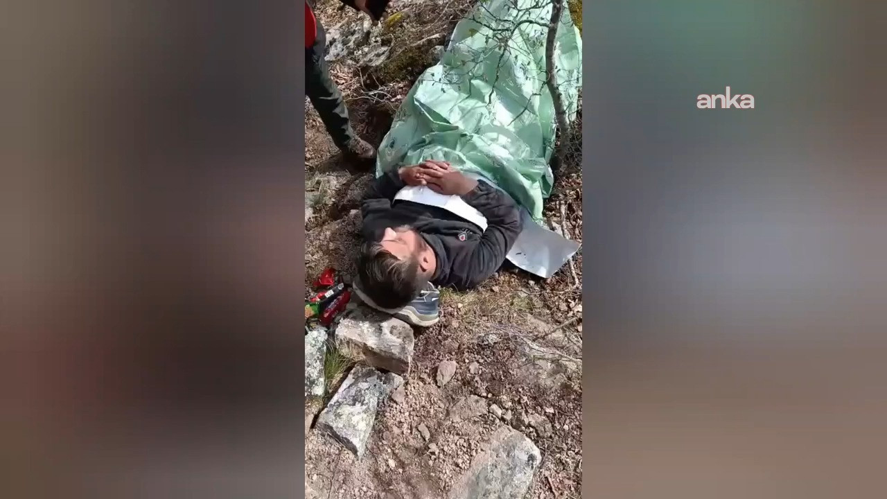 Zorlu arazide yaralanan vatandaş havadan tahliye edildi