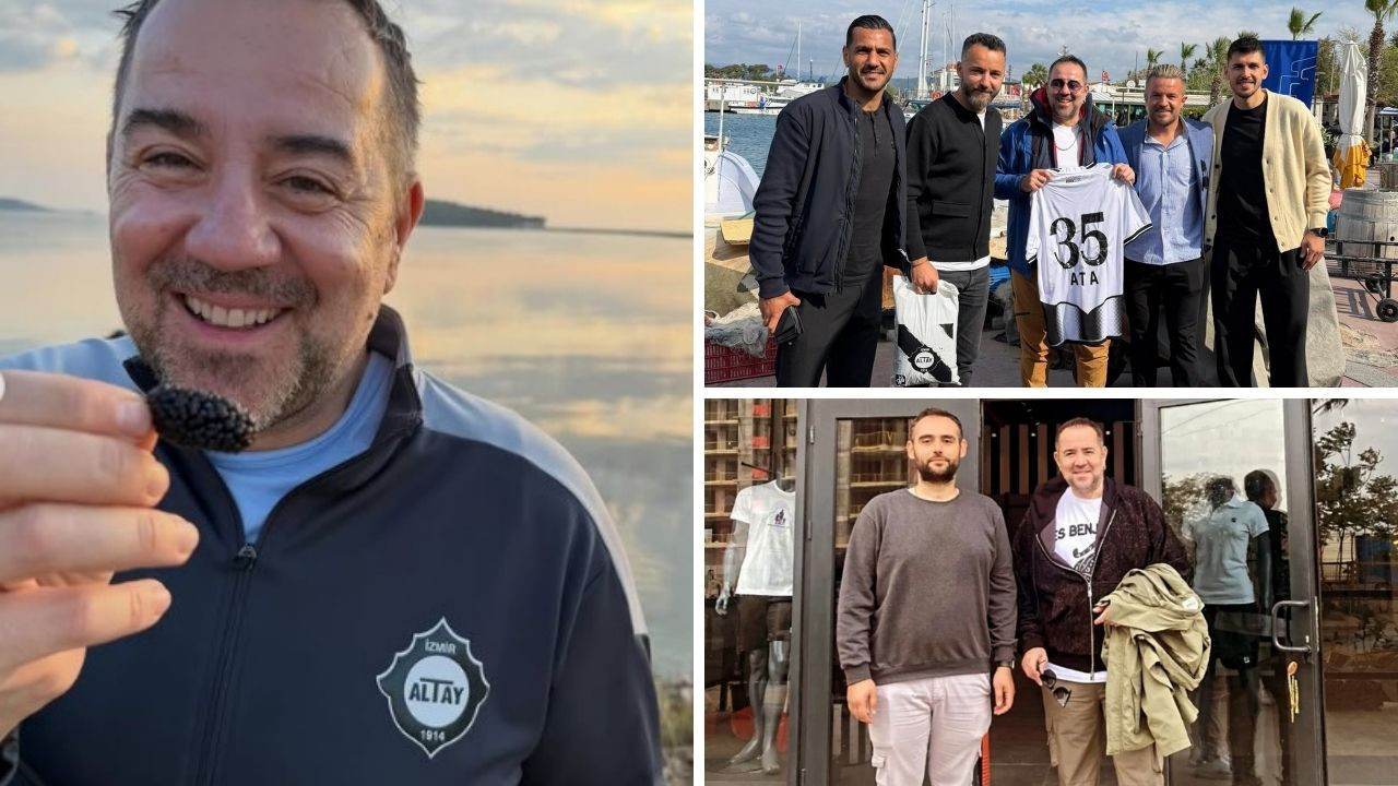 Altaylı futbolculardan Ata Demirer'e jest