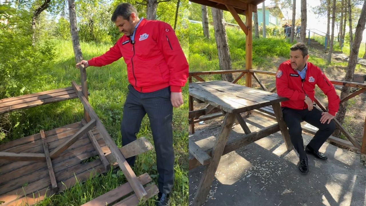 Başkan parkta gördüğü manzaraya öfkelendi: Bunları savaşa yollayacaksın