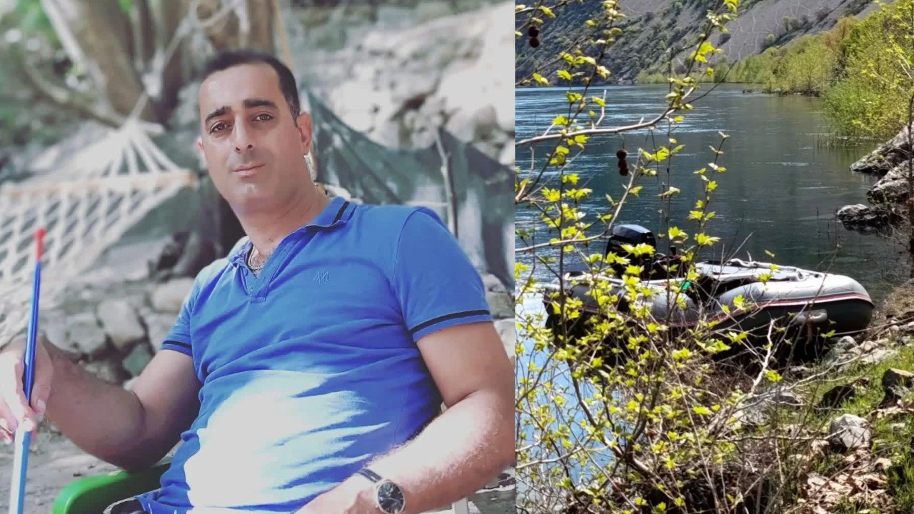 Bottan düştü Fırat Nehri'nde kayboldu