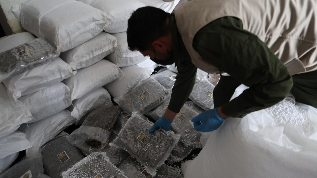 Türkiye ve Suriye'den ortak uyuşturucu operasyonu: Değeri 300 milyon TL