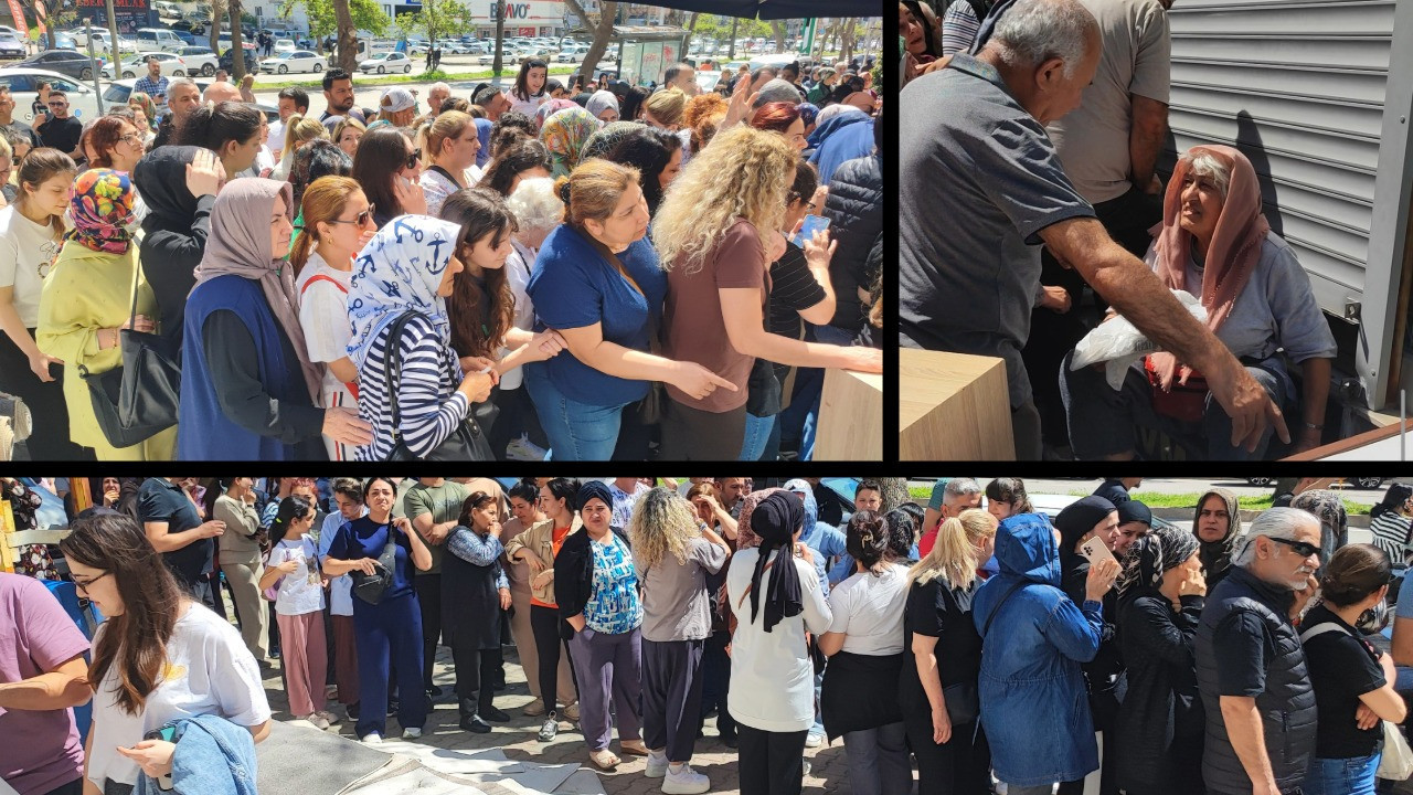 100 liralık izdiham