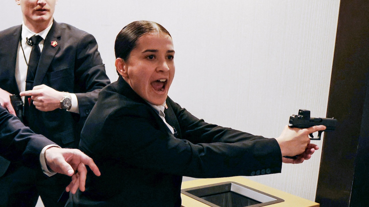 ABD'de silahlı saldırı paniği böyle görüntülendi