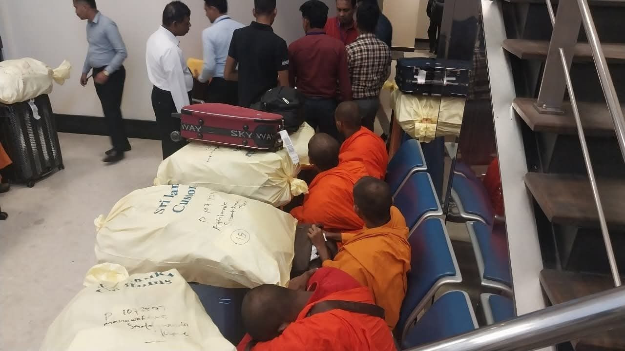 Budist rahipler, 157 milyon TL'lik uyuşturucuyla yakalandı