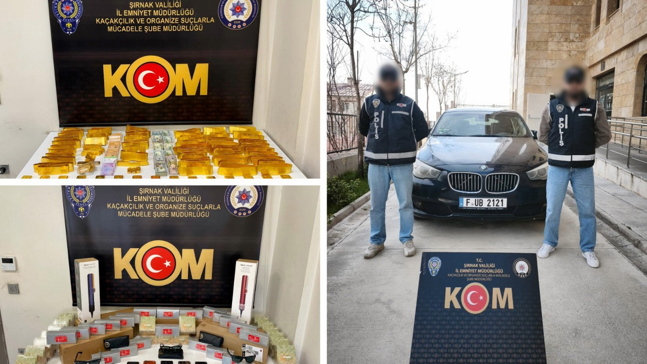 Şırnak’ta kaçakçılık operasyonu: 610 milyonluk ürün ele geçirildi