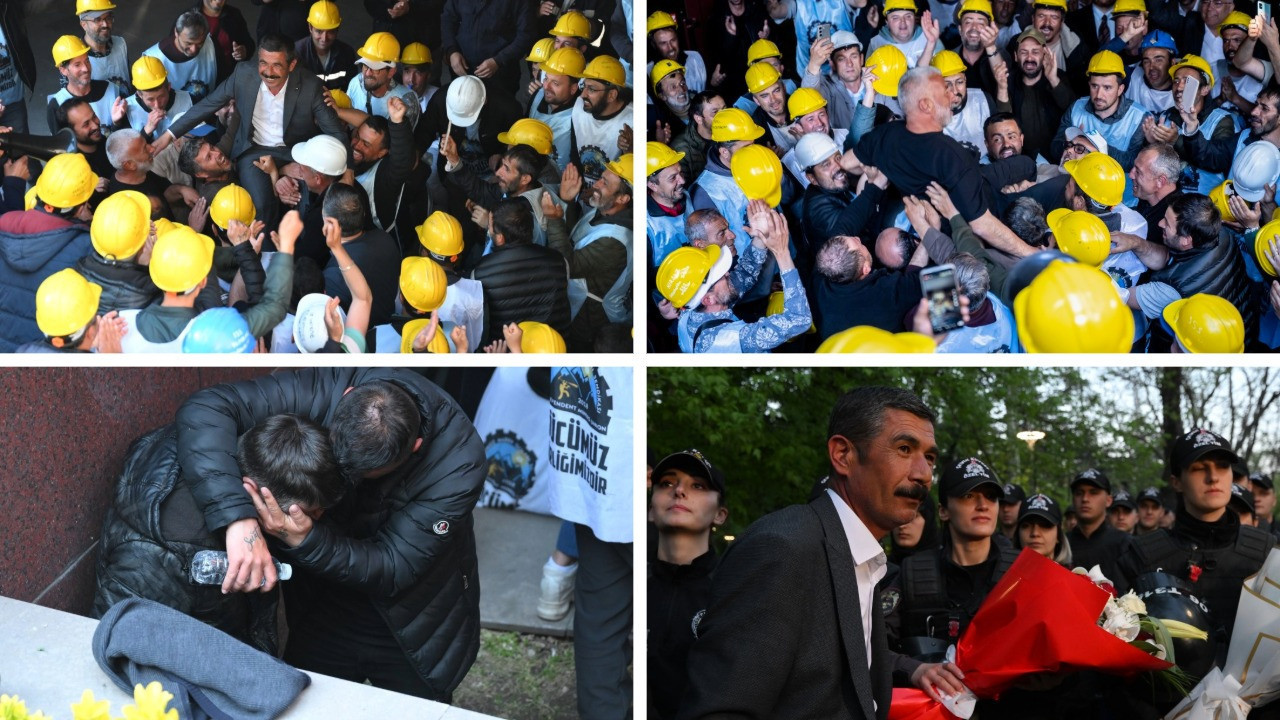 Direnen madenciler kazandı