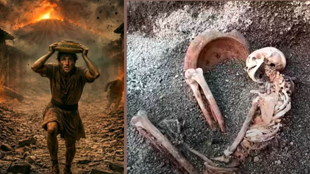 Pompeii faciasının kurbanıydı: Son anları canlandırıldı