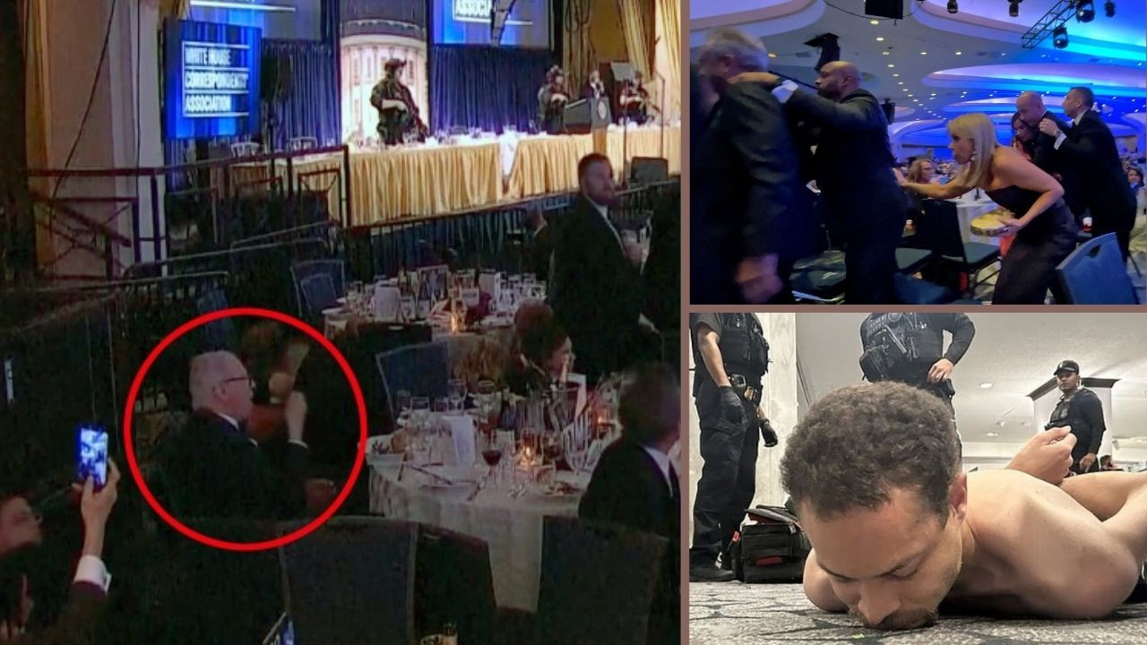 Silahlar ateşlenirken salatasını yemeye devam etti