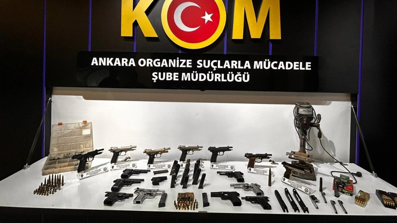 Ankara'da silah kaçaklığı operasyonu: 4 tutuklama