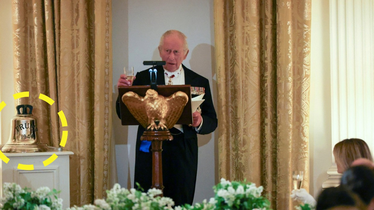 Kral'ın Trump'a hediyesi dikkat çekti