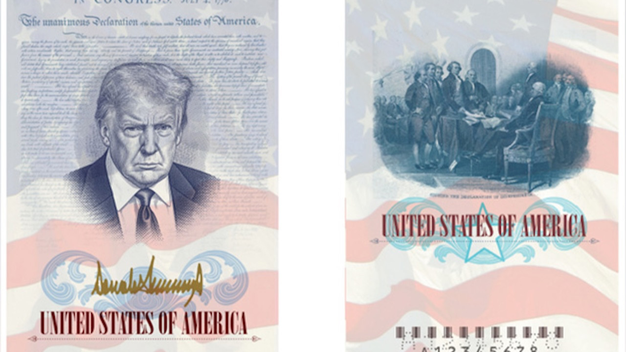 Trump, pasaportlara kendi resmini bastıracak