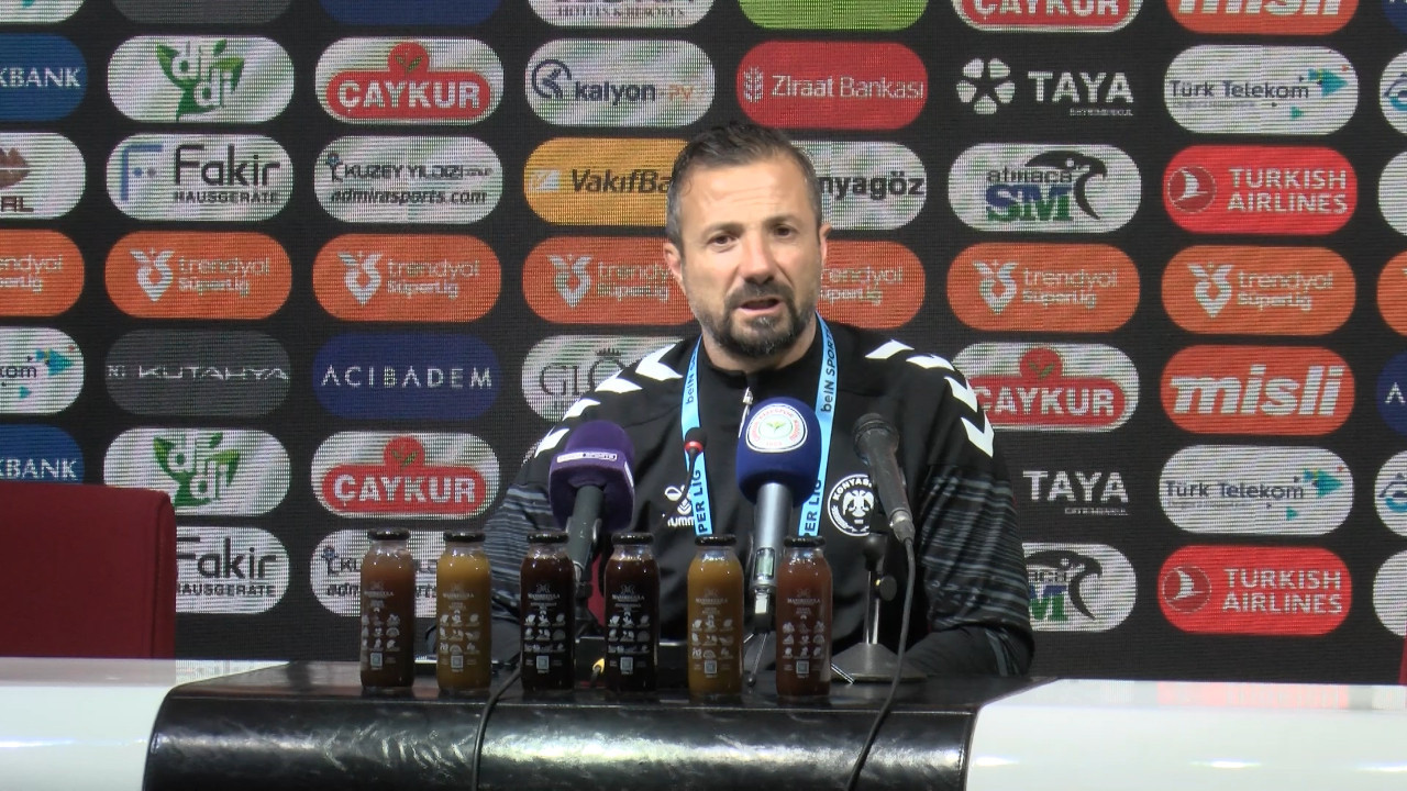 Konyaspor'dan Rize yenilgisi sonrası rotasyon açıklaması