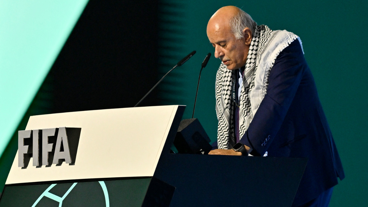 Rajoub'dan FIFA toplantısında sert mesaj: "İsrail'in çirkin yüzünü aklamaya çalışıyor"