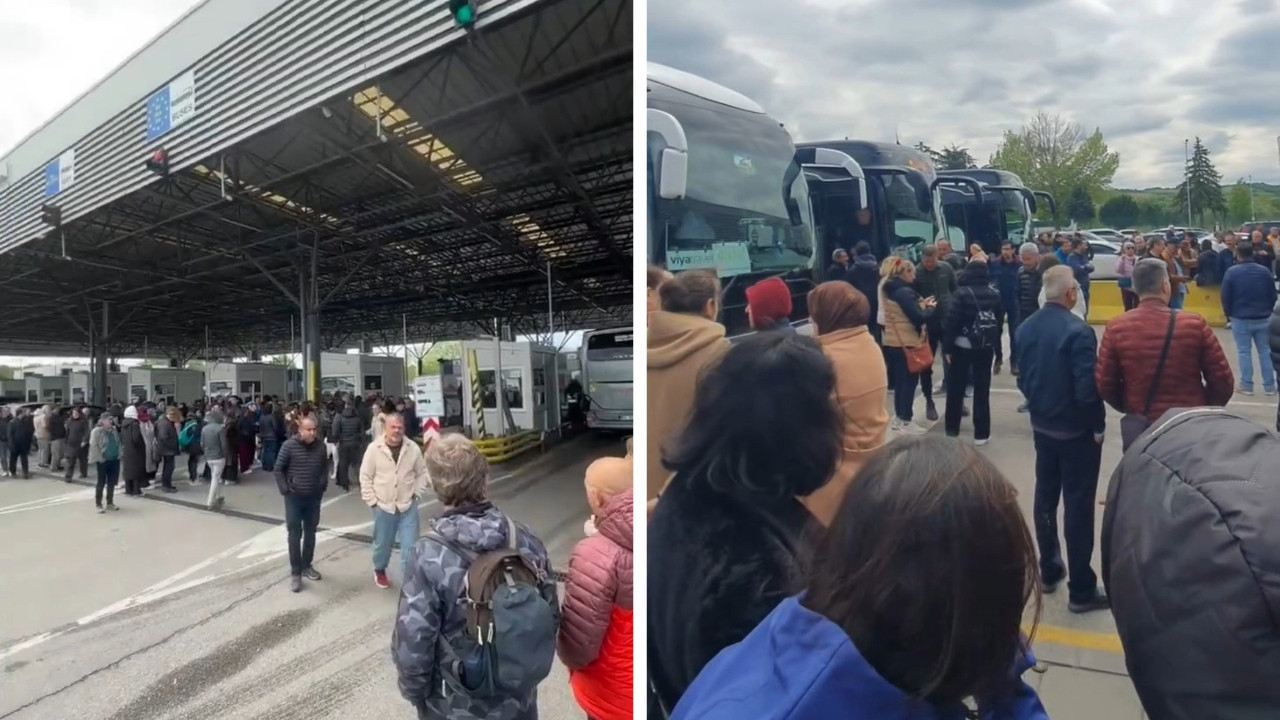 Sınırda EES çilesi büyüyor: Kapıkule’de kilometrelerce kuyruk