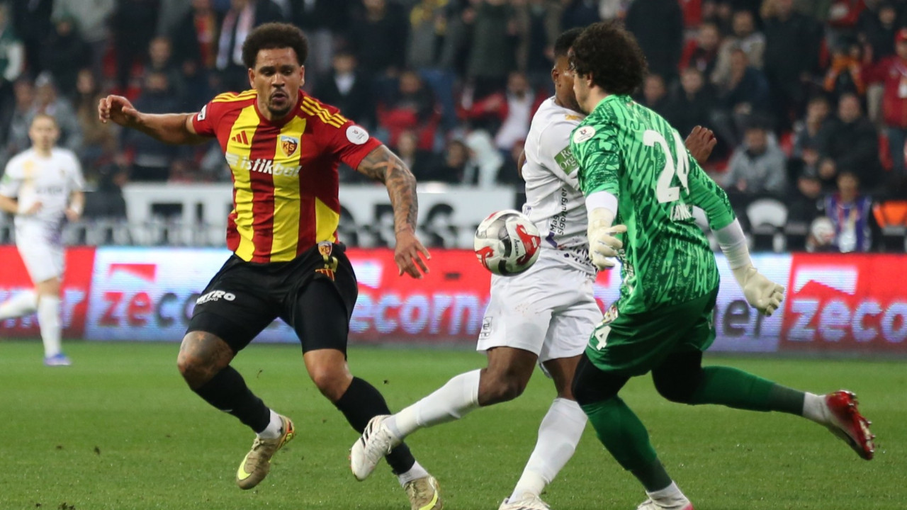 Kayseri'de kazanan yok: 2 yarıda 2 gol