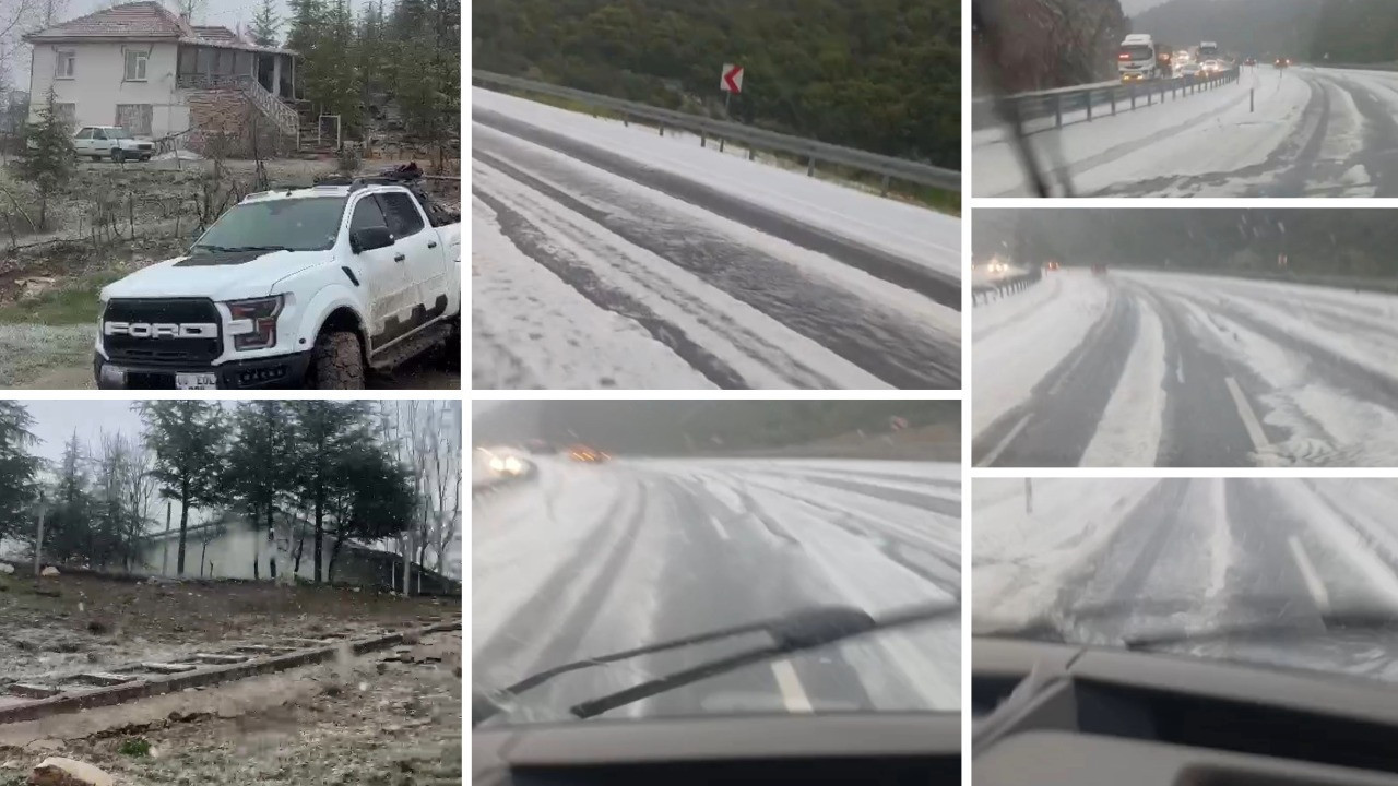 Mayıs ayında kar ve dolu sürprizi