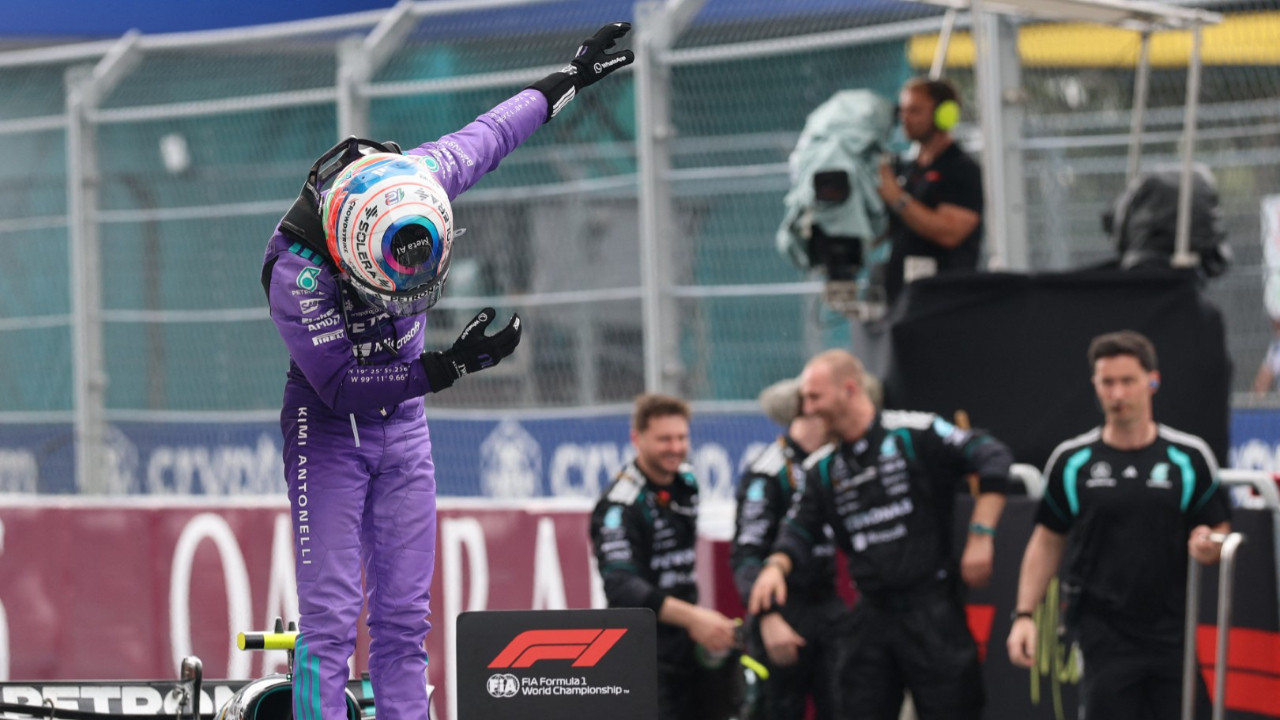 Miami'de zafer Kimi Antonelli'nin