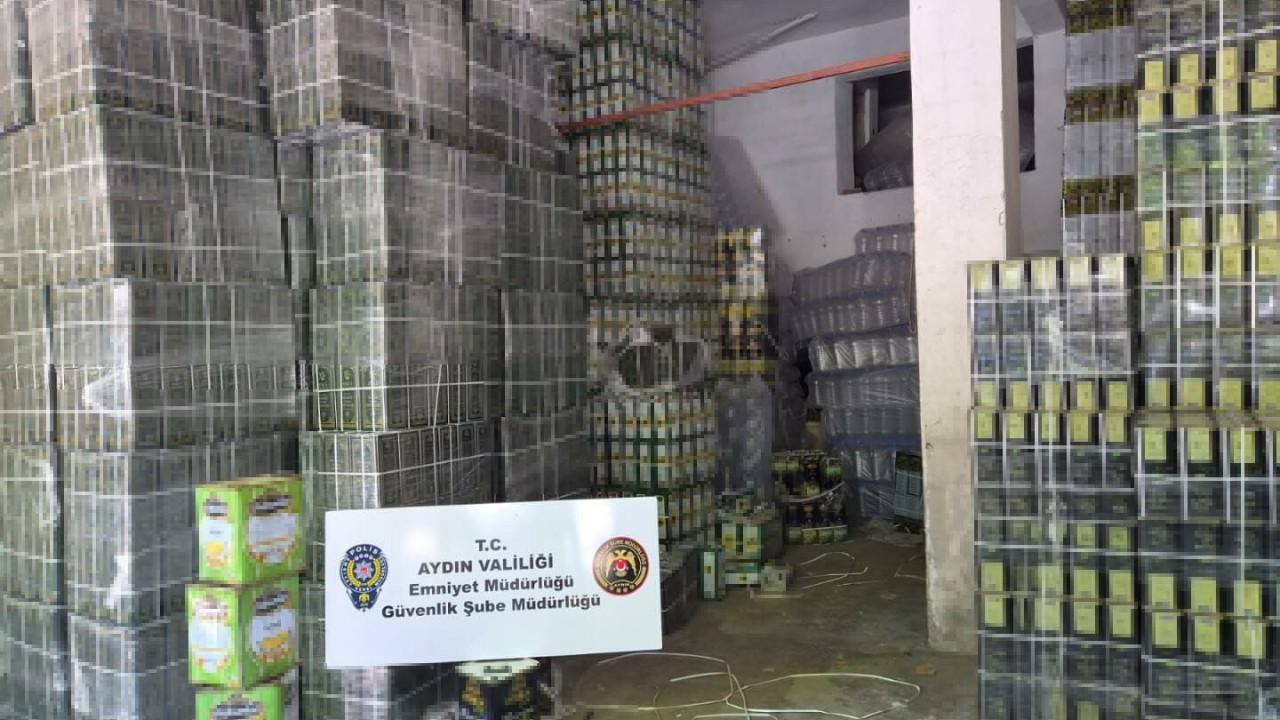 Aydın’da tağşiş ürün operasyonu: Depoya 1,8 milyon lira ceza kesildi
