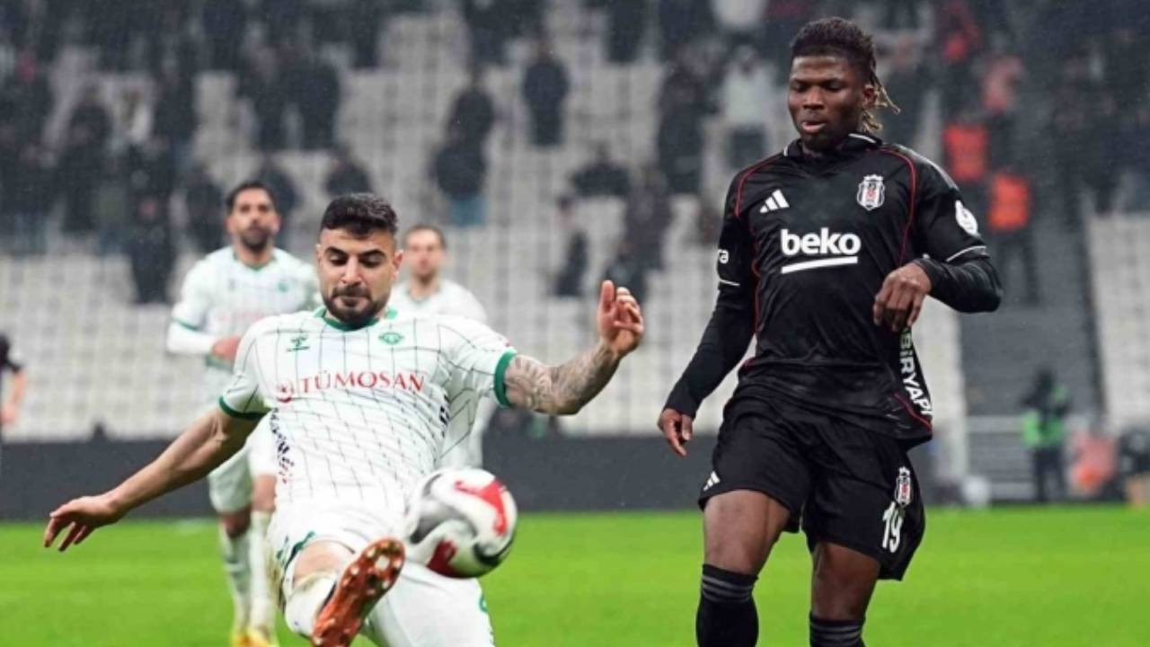 Beşiktaş-Konyaspor maçının muhtemel 11'leri...
