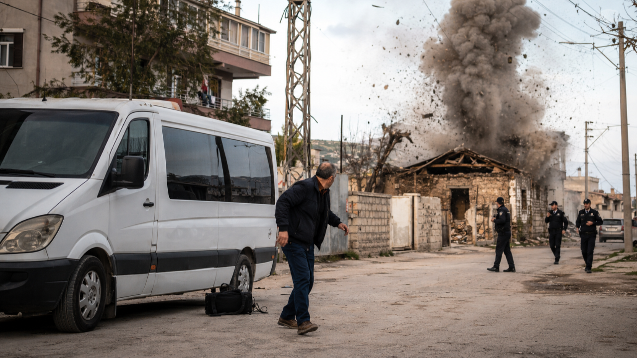 Miras için babasına bombalı tuzak kurdu