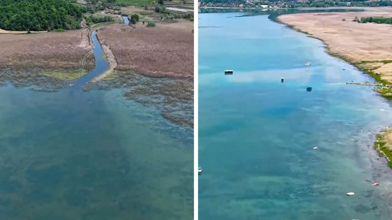 Sapanca Gölü'nde su seviyesi yükseldi