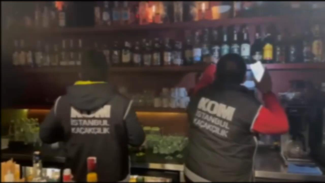 Eğlence mekanlarına sahte içki baskını