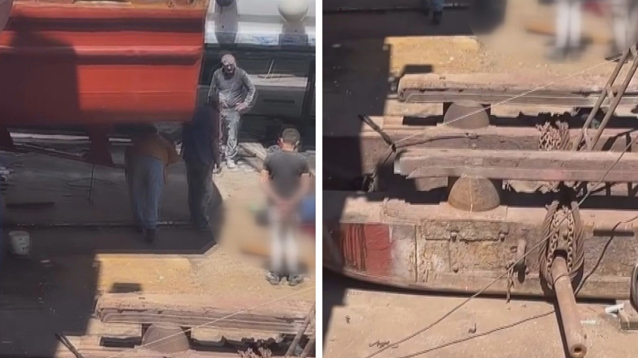 Mısırlı işçi tekneden düşerek öldü