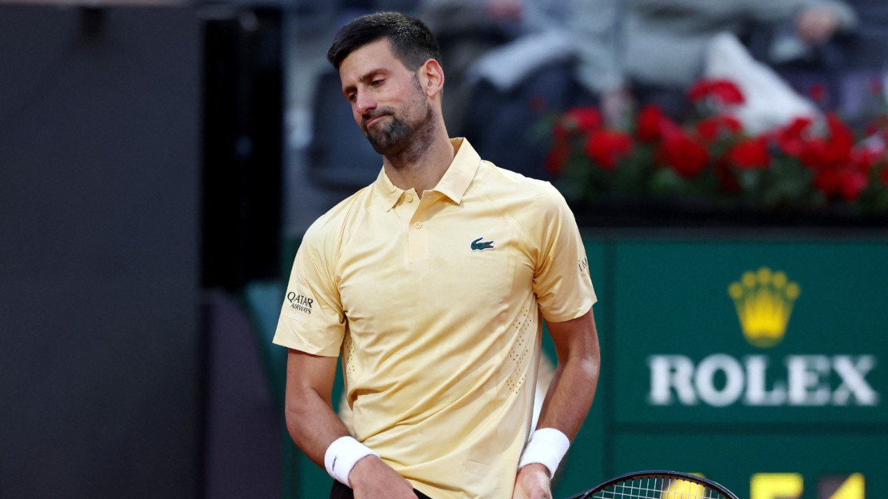 Novak Djokovic, Roma'da kabusu yaşadı