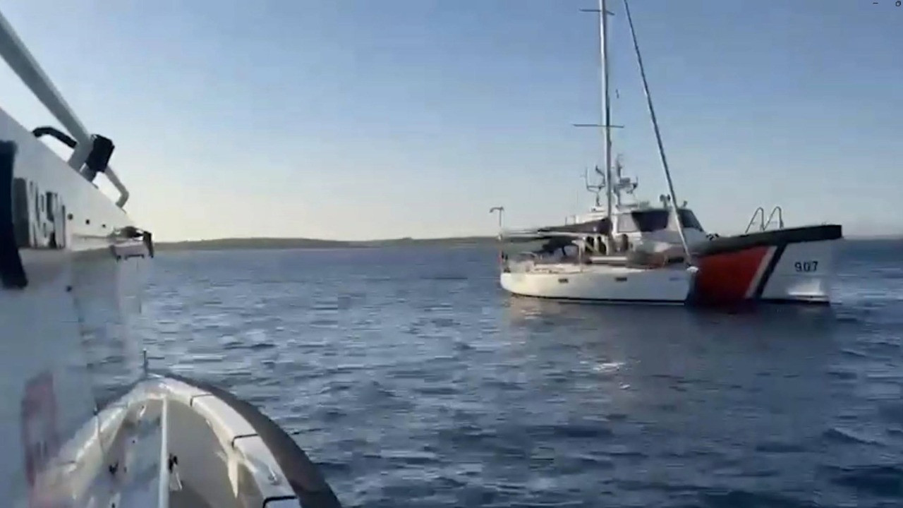 Yelkenli teknede 158 kilo esrar ele geçirildi