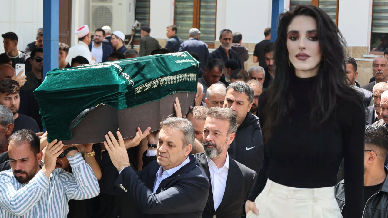 Cesedi yakılıp parçalanan kadına veda