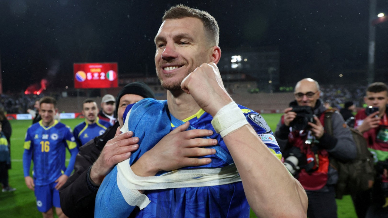 Bosna Hersek, Dünya Kupası'na 40 yaşındaki Edin Dzeko ile gidiyor: Süper Lig'den 4 isim var