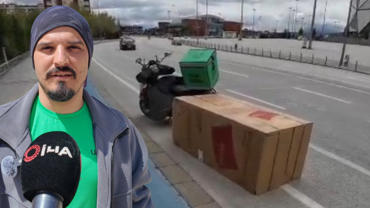 Çanta, cüzdan derken yol kenarında buzdolabı bulundu