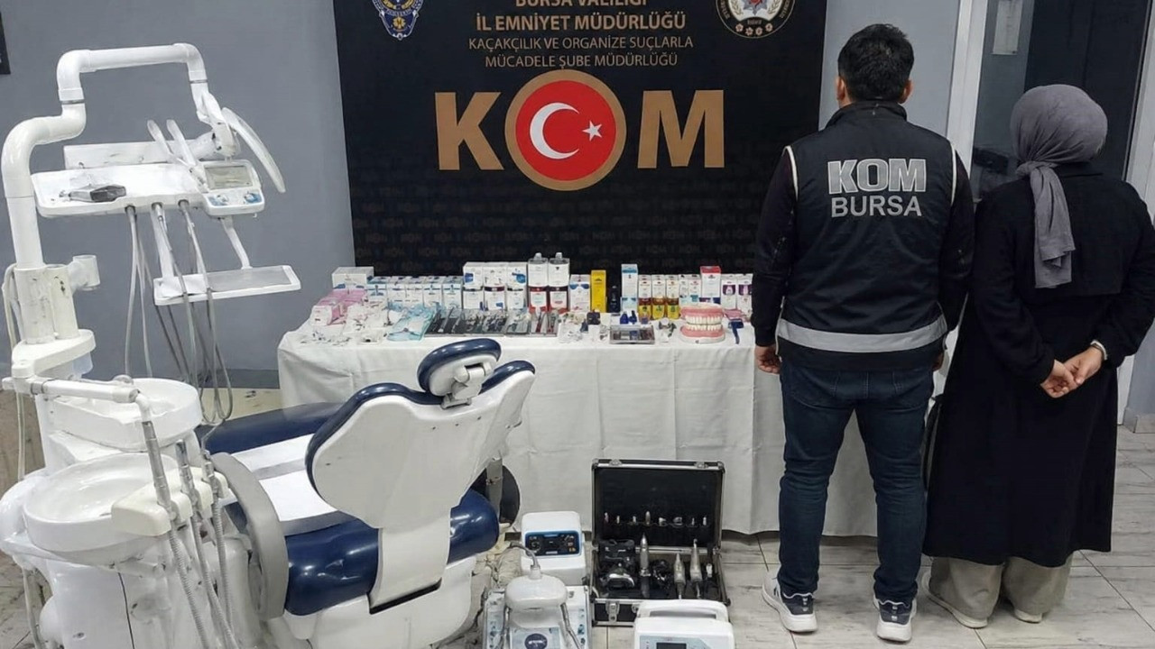 Sahte diş hekimlerinin işlettiği kaçak muayenehaneye baskın: 2 gözaltı