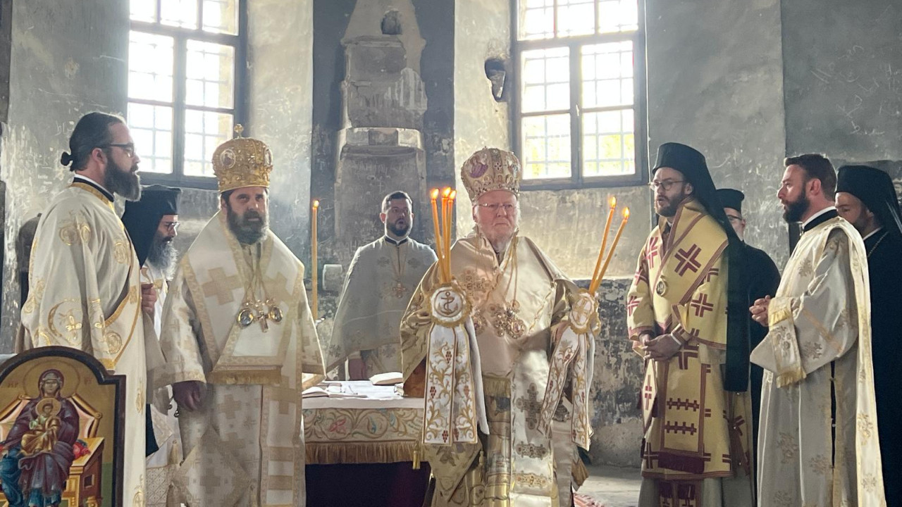Fener Rum Patriği Bartholomeos Nevşehir'de ayin yönetti