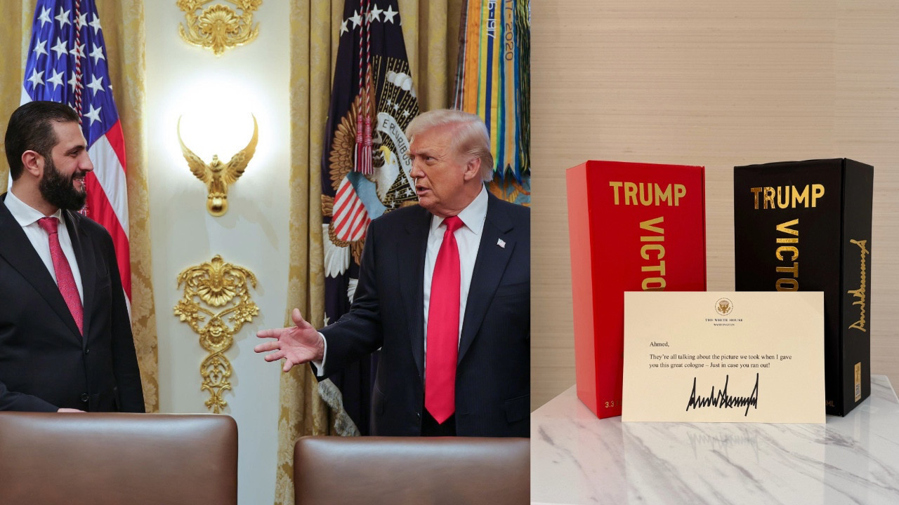 Trump, Şara'ya iki şişe parfüm hediye gönderdi
