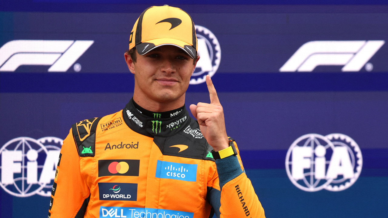 Formula 1 Hollanda GP'de pole pozisyonu Lando Norris'in