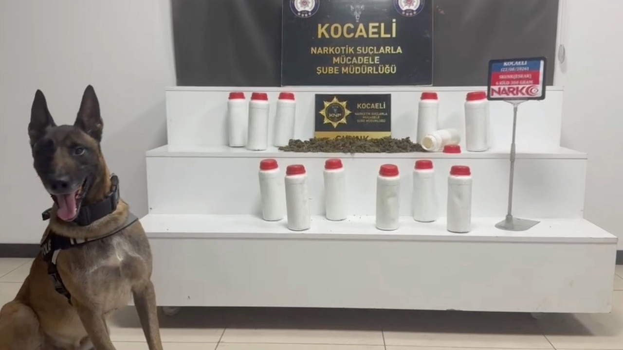 Yakıt deposuna gizlemişler: 6,5 kilo esrar ele geç…