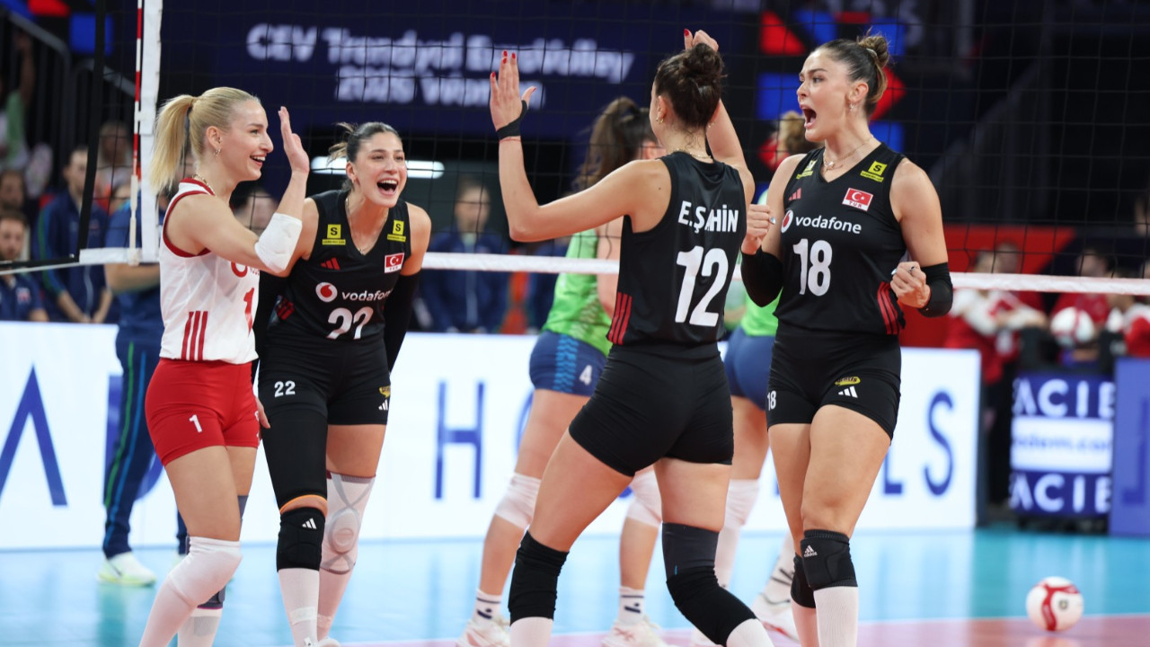 Filenin Sultanları 2'de 2 yaptı: Slovenya'yı 3-1 yendi