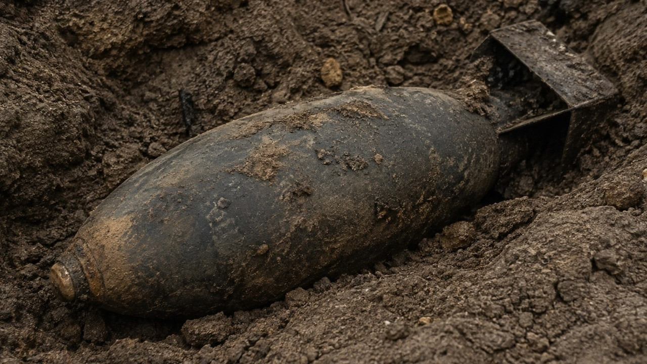 Berlin’de İkinci Dünya Savaşı’ndan kalma 100 kiloluk bomba bulundu