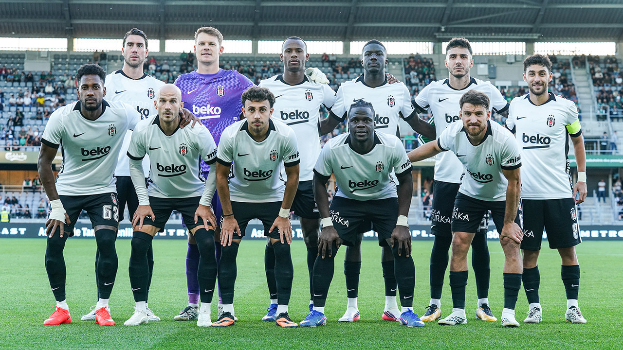 Beşiktaş, Kauno Zalgiris rövanşına 7 değişiklikle çıktı: Vlahovic ilk kez 11'de