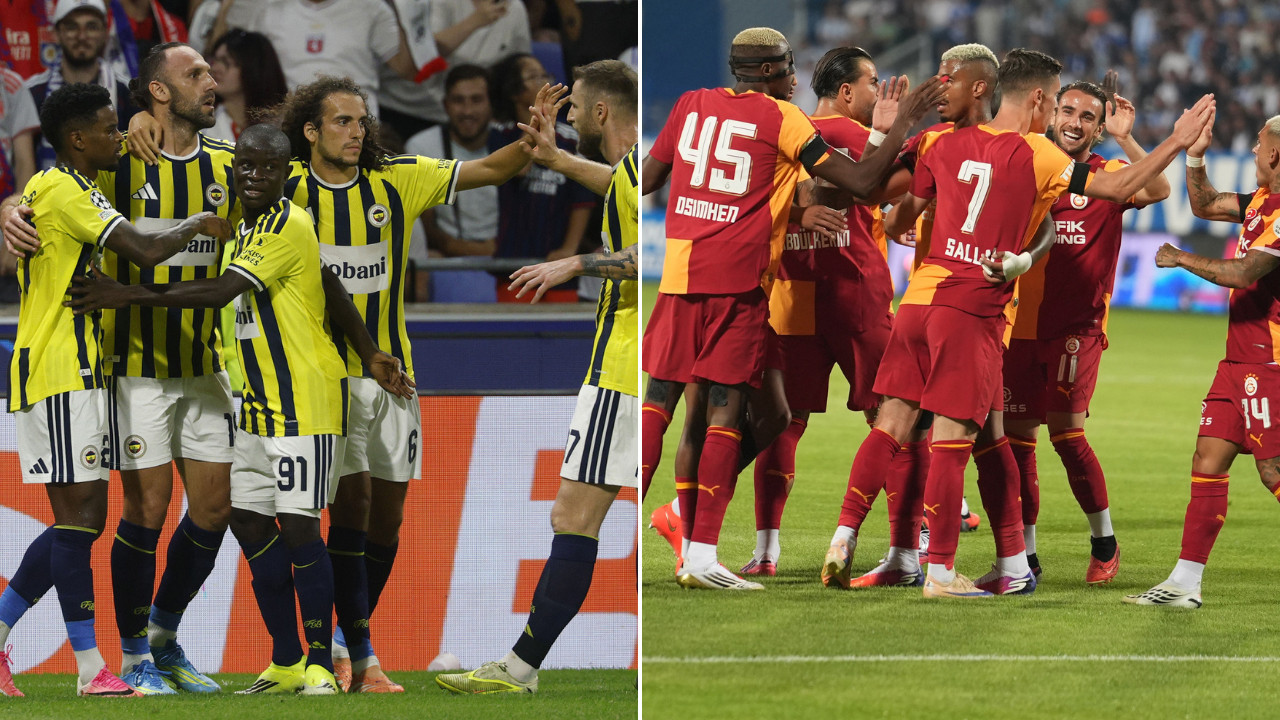 Galatasaray ve Fenerbahçe'nin, Şampiyonlar Ligi rakipleri belli oldu
