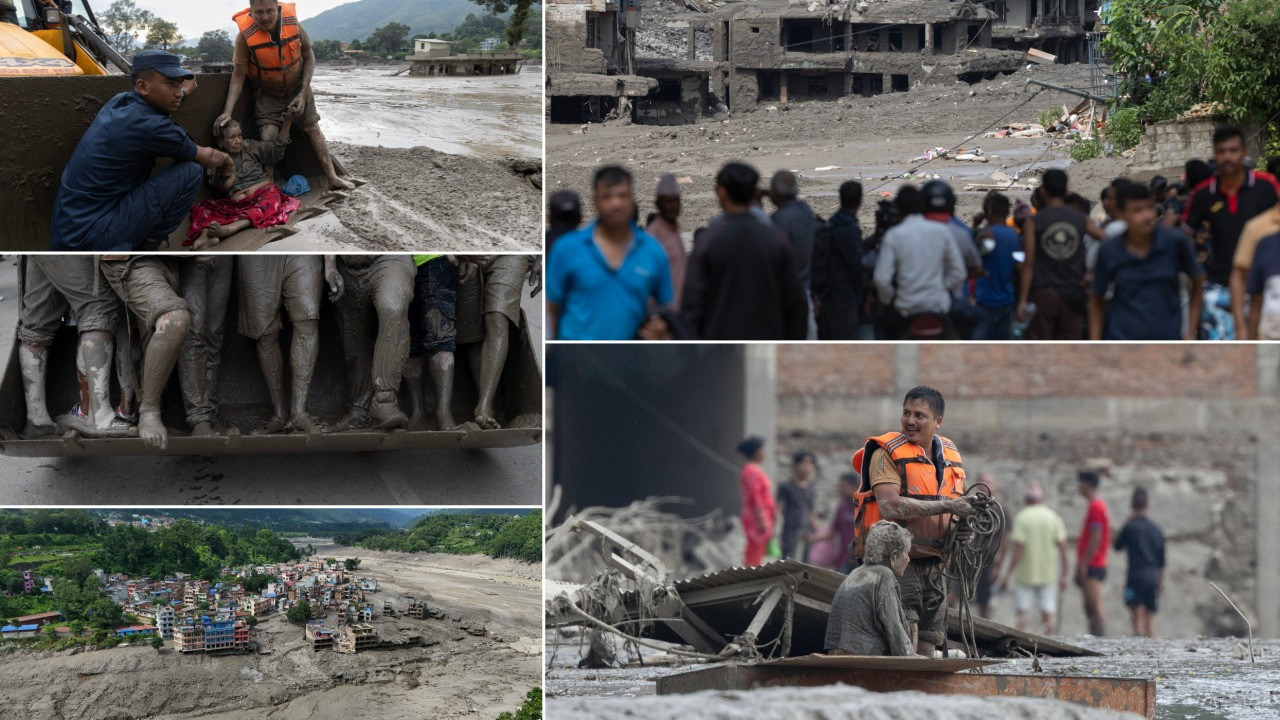 Nepal'deki sel felaketinde can kaybı 788’e yükseldi