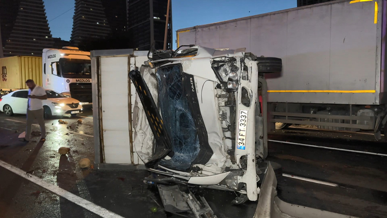 İstanbul'da zincirleme trafik kazası